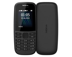 Mobiltelefon készülék Nokia 105 (2019) DUAL SIM fekete